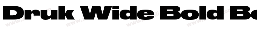 Druk Wide Bold Bold字体转换